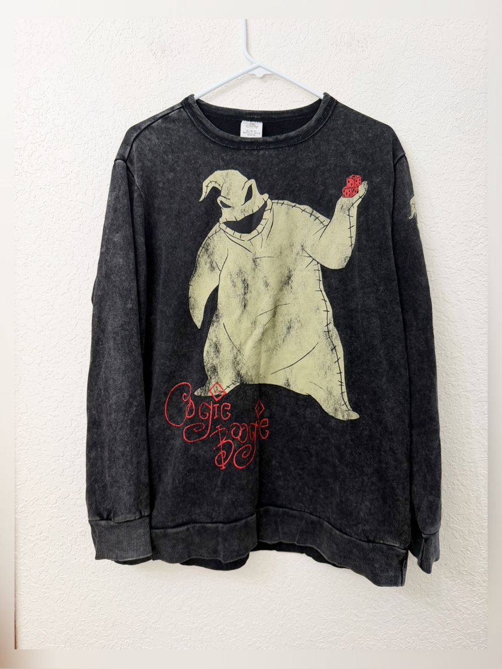 Disney The Nightmare Before Christmas Crewneck Sweatshirt Oogie Boogie - L